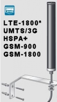 Robuste Stabantenne + 5m Kabel für Mobilfunk (UMTS/HSPA+, EDGE/GSM, LTE-1800) für 3G/UMTS/HSPA+ USB-Sticks von HUAWEI