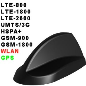 Shark GPS-Multiband-Antenne für Mobilfunk (LTE 3G 2G) und WLAN für LTE-USB-Sticks HUAWEI E32xx/E33xx