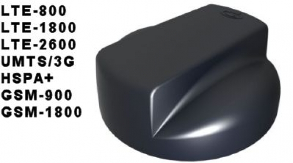Panorama LPMM-7-27 in schwarz - Low-Profile-MIMO Fahrzeugantenne für Mobilfunk (LTE 3G 2G) für Vodafone Car-Stick W5101