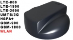 Panorama LPMM-7-27-24-56 in schwarz - Low-Profile-MIMO Fahrzeugantenne für WLAN und Mobilfunk (LTE 3G 2G) für Vodafone Car-Stick W5101