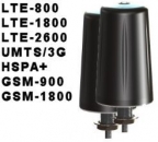 Low-Profile-Breitband-Fahrzeugantenne mit 2 x 3-5 dBi für GSM UMTS HSPA+ LTE WLAN für ZTE MF831