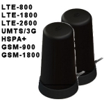 MIMO-Set Breitband-Magnethaftantenne LPBEM-7-27 mit 5 dBi Gewinn für alle LTE-Frequenzen und 3G für den O2 Homespot II - Askey RTL-0080